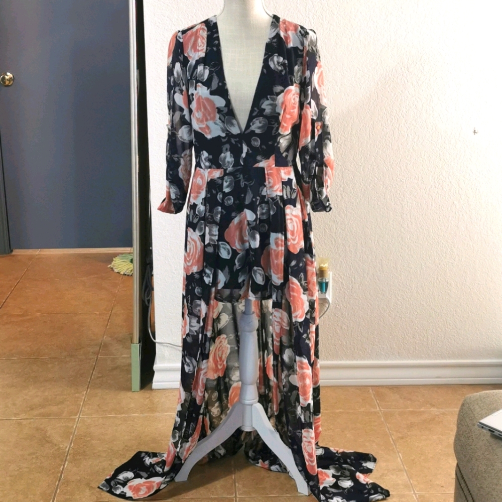 Short maxi dress